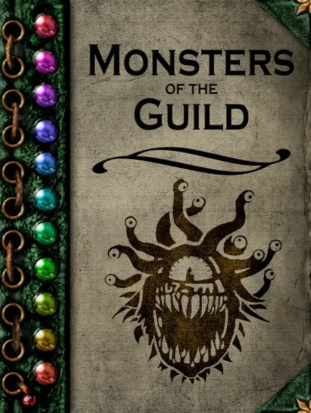 Monsters of the Guild D&D 5e supplement cover image