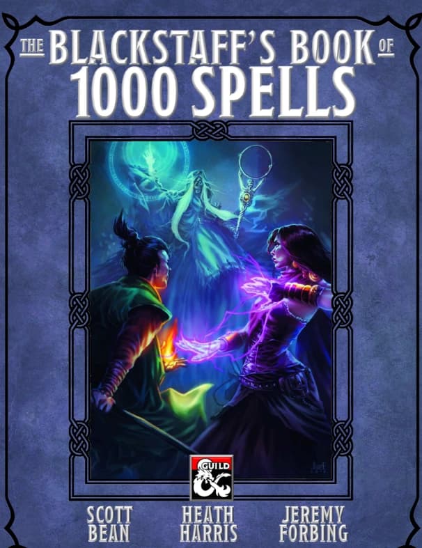 The Blackstaff's Book of 1000 Spells D&D 5e supplement cover image